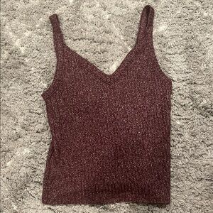 American Eagle Outfitters Maroon Camisole